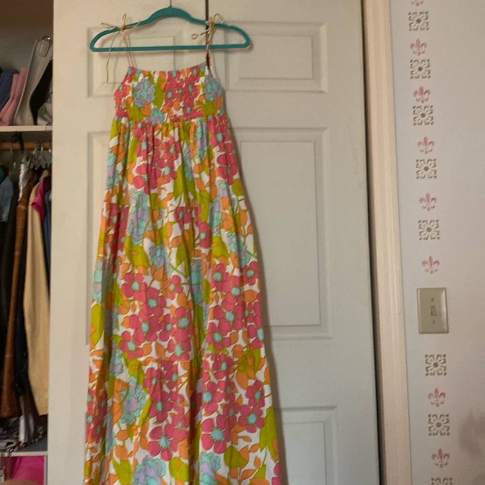 COPY - Free people park slope floral maxi dress in blossom combo